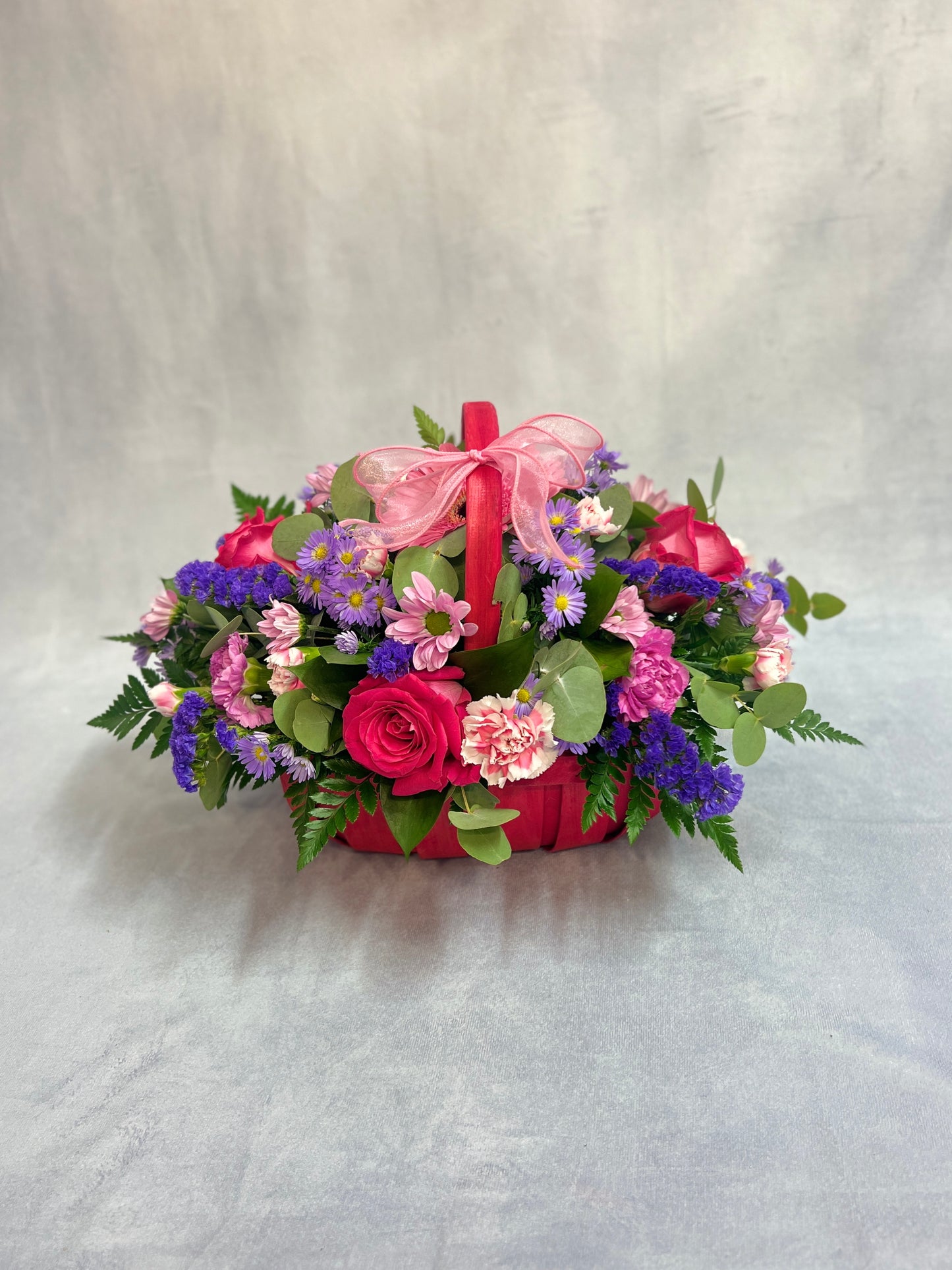 Woven Trug Basket Arrangement