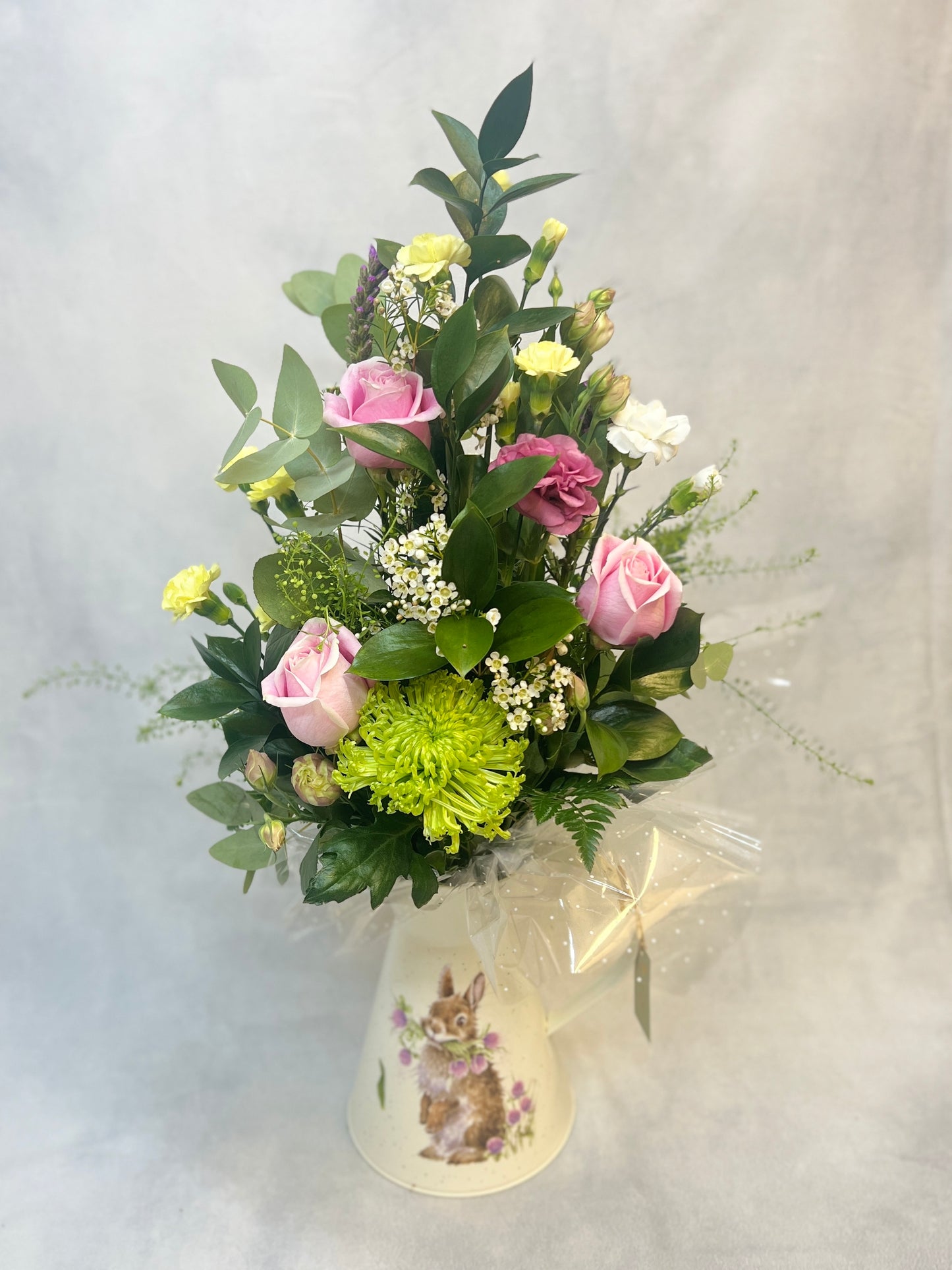 Wrendale Jug with Flower Arrangement