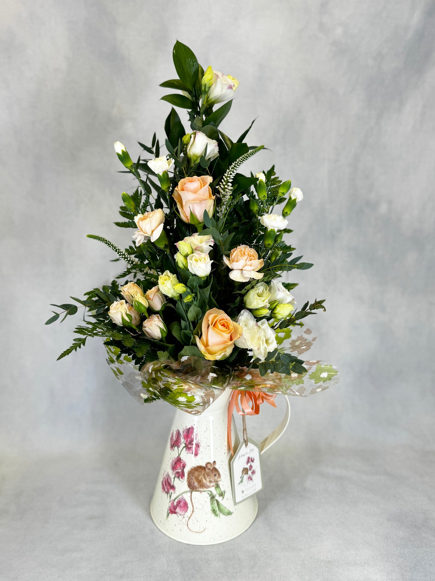 Wrendale Jug with Flower Arrangement