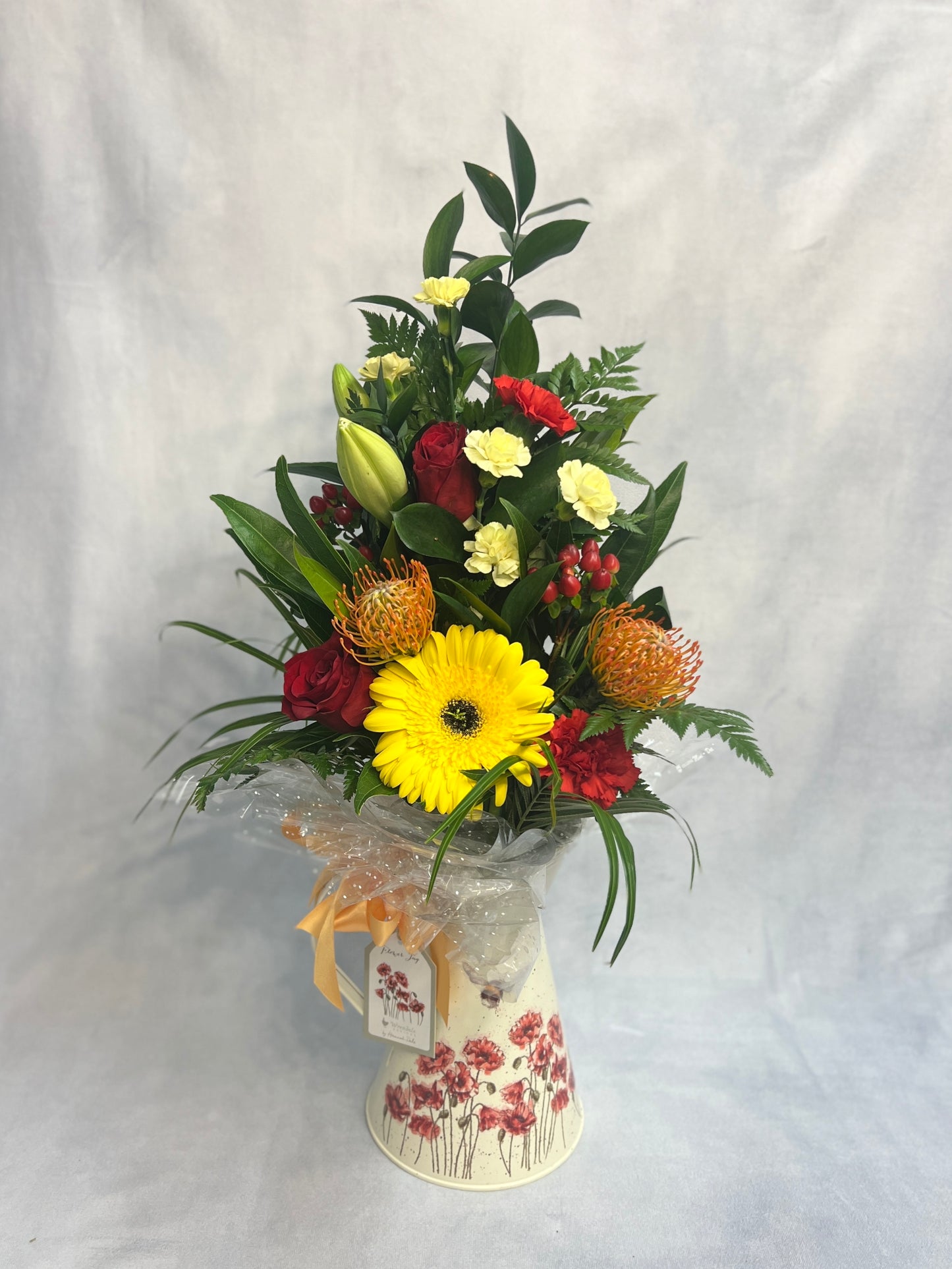 Wrendale Jug with Flower Arrangement