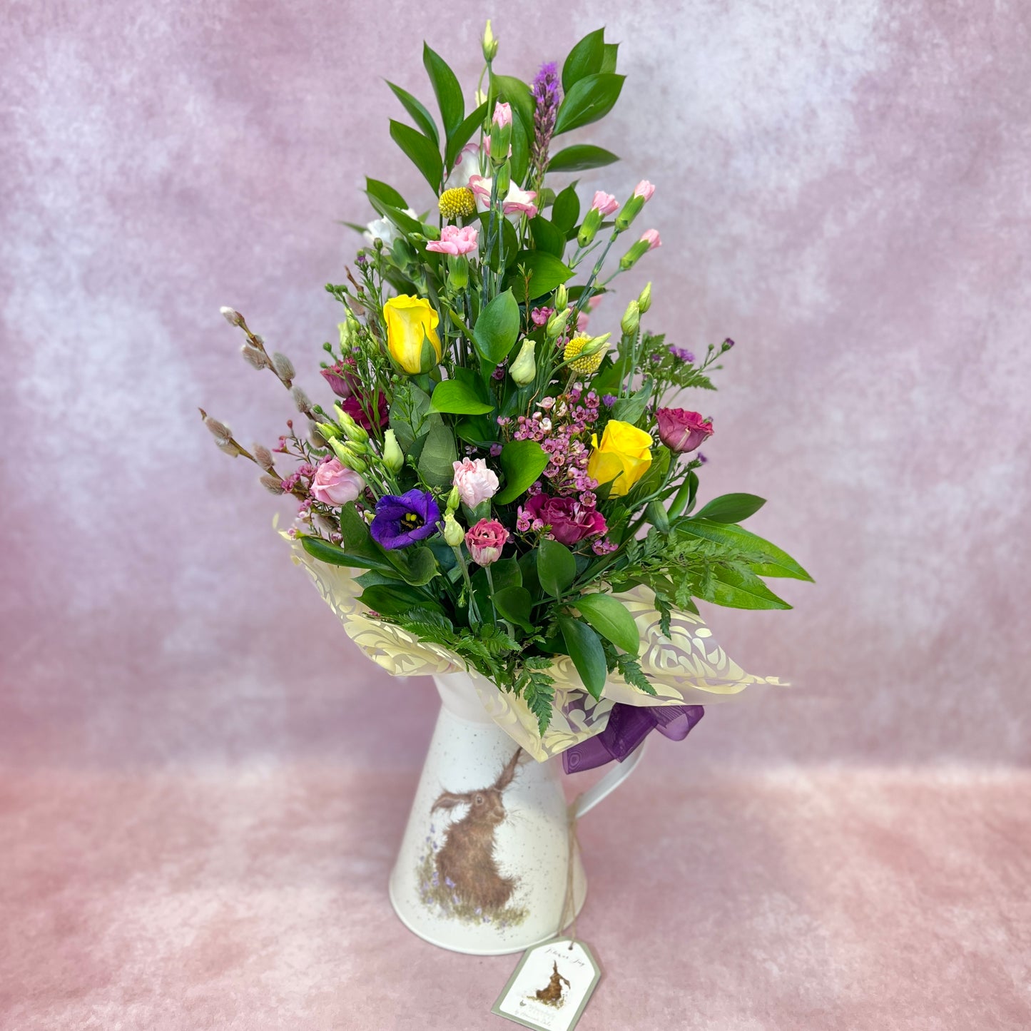 Wrendale Jug with Flower Arrangement