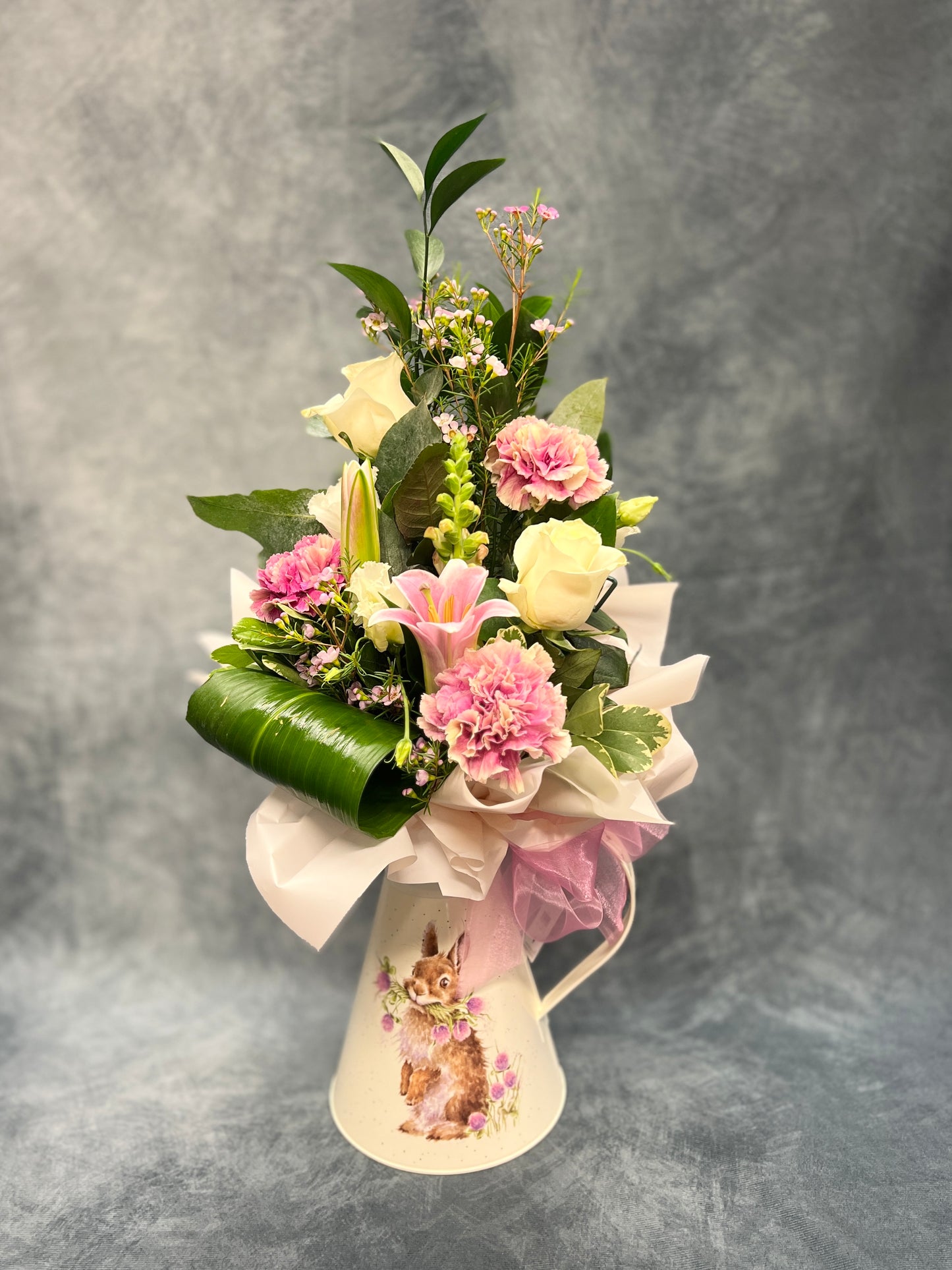 Wrendale Jug with Flower Arrangement