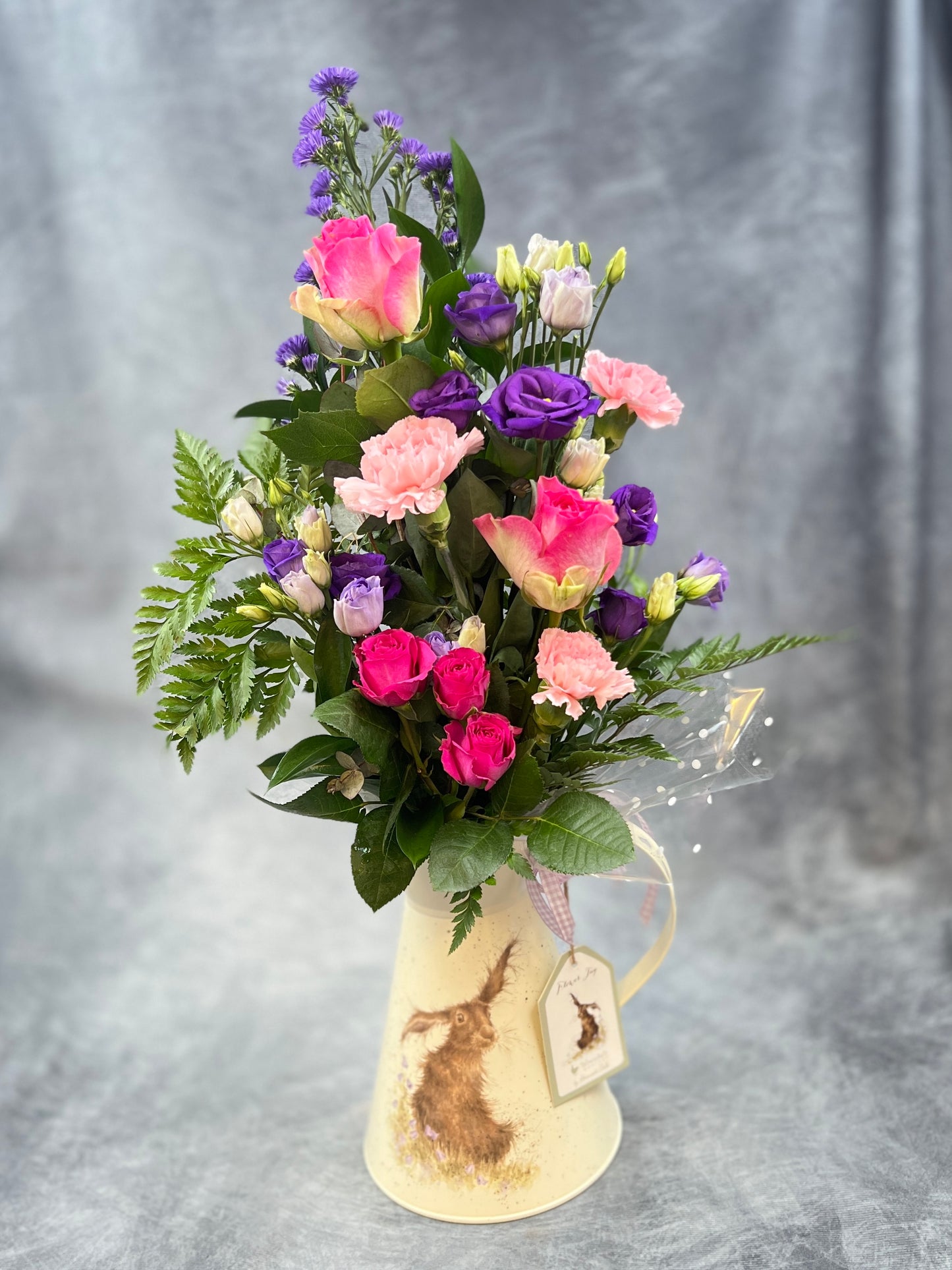 Wrendale Jug with Flower Arrangement