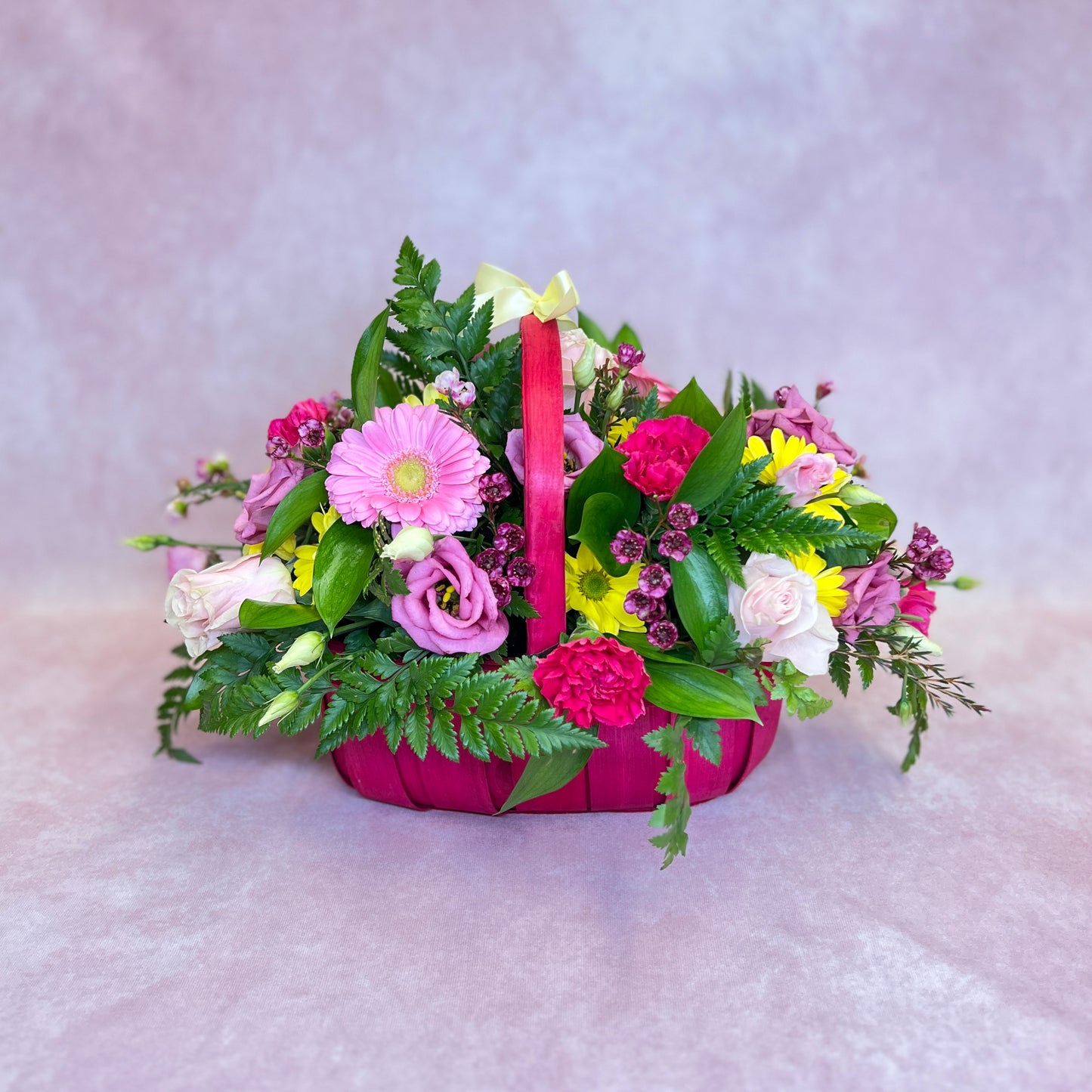 Woven Trug Basket Arrangement