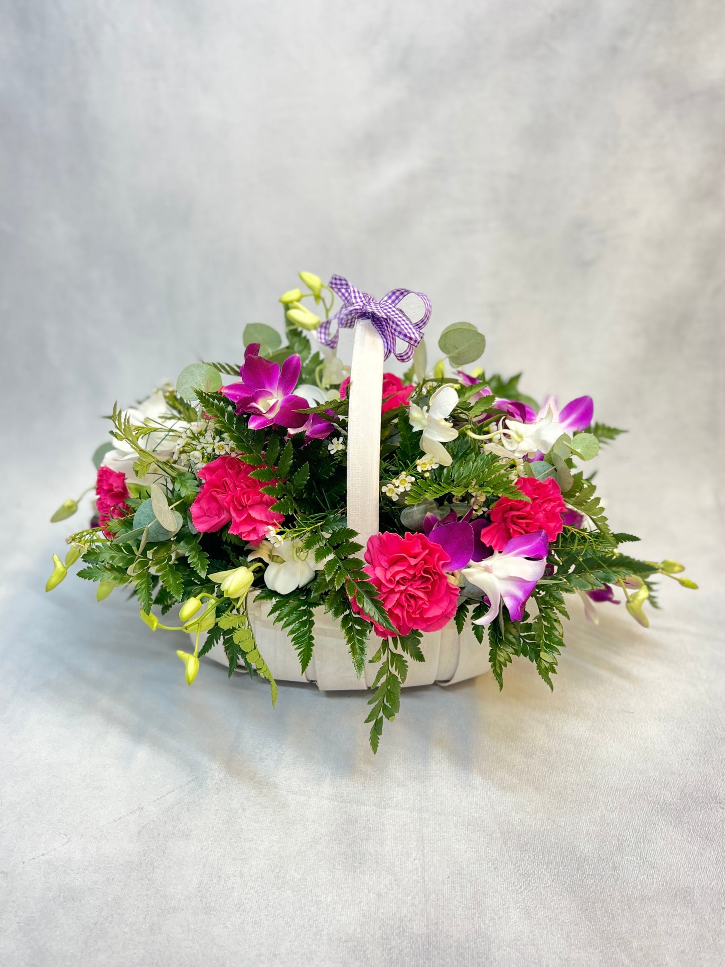 Woven Trug Basket Arrangement