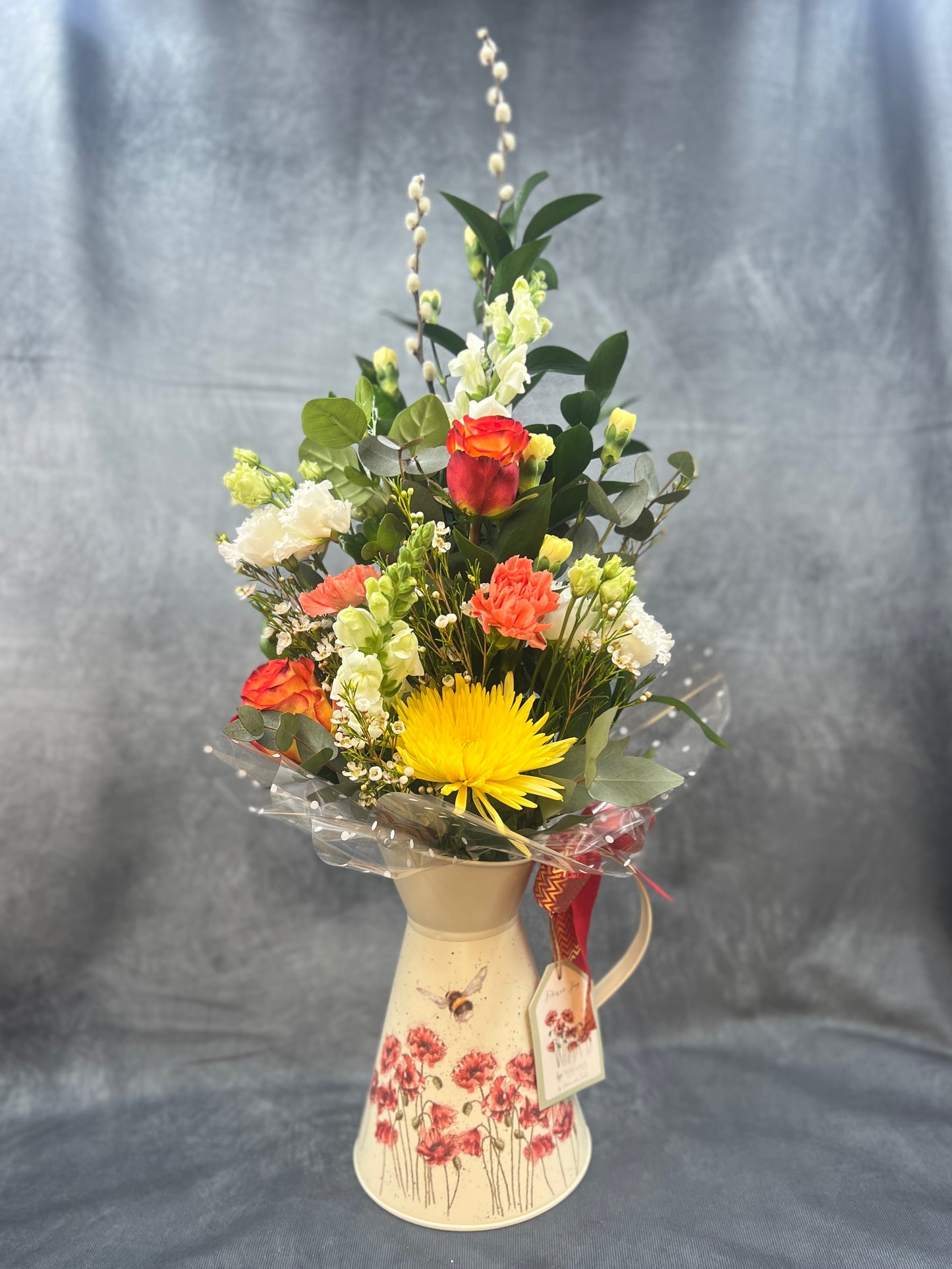 Wrendale Jug with Flower Arrangement