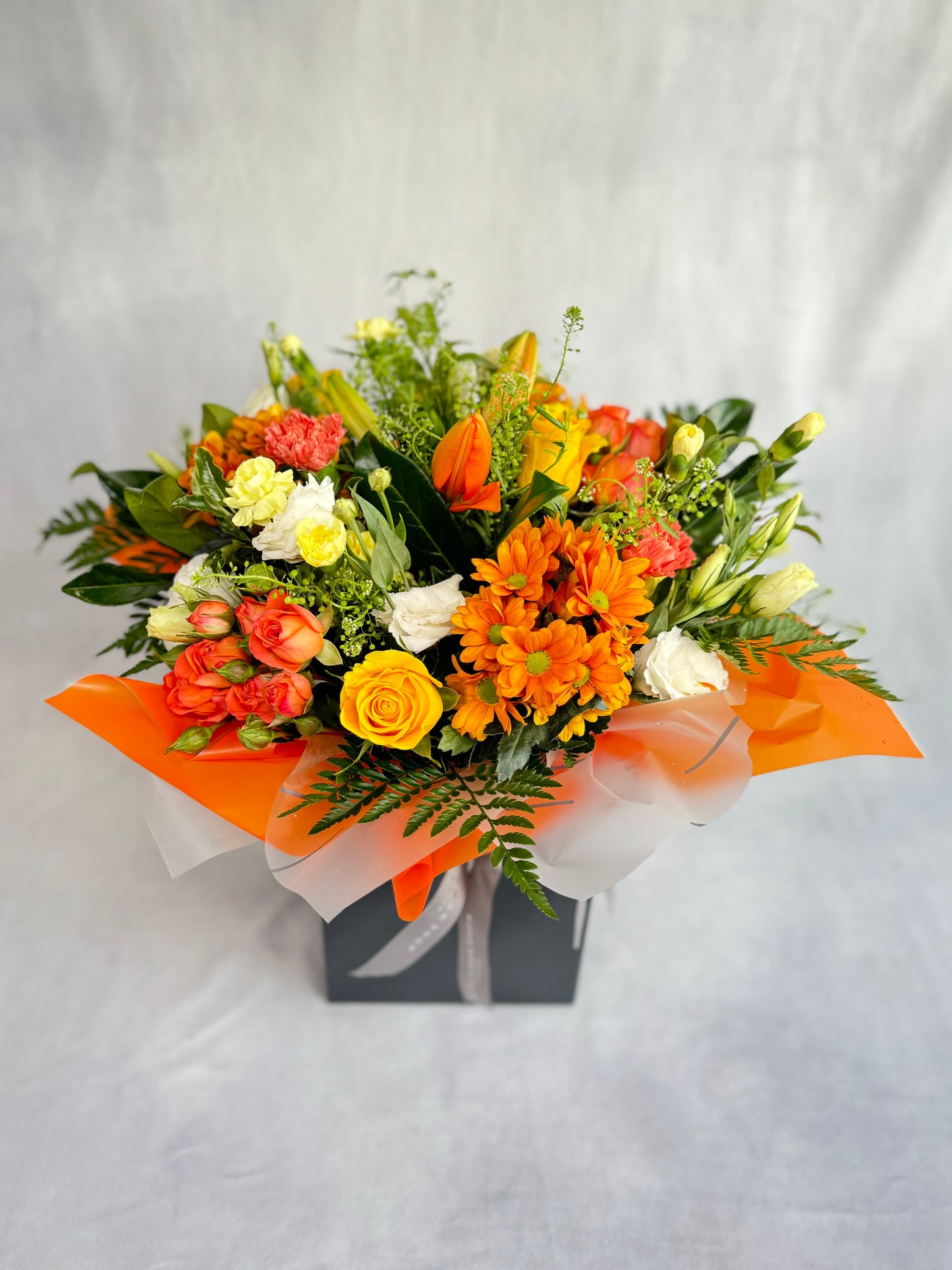 Extra Large National Mixed Aqua - Orange & Yellow