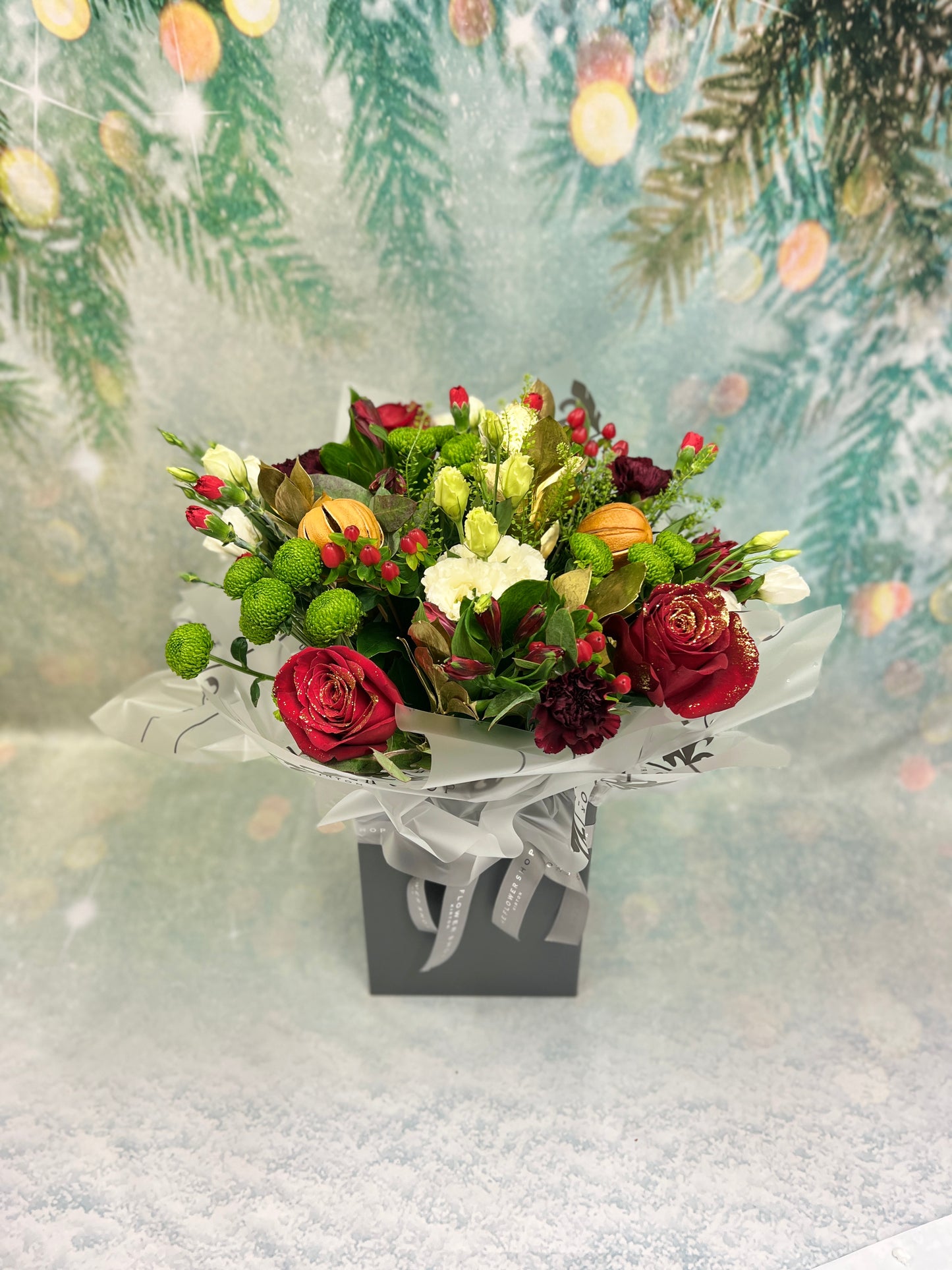 Christmas Extra Large Mixed Aqua NATIONAL