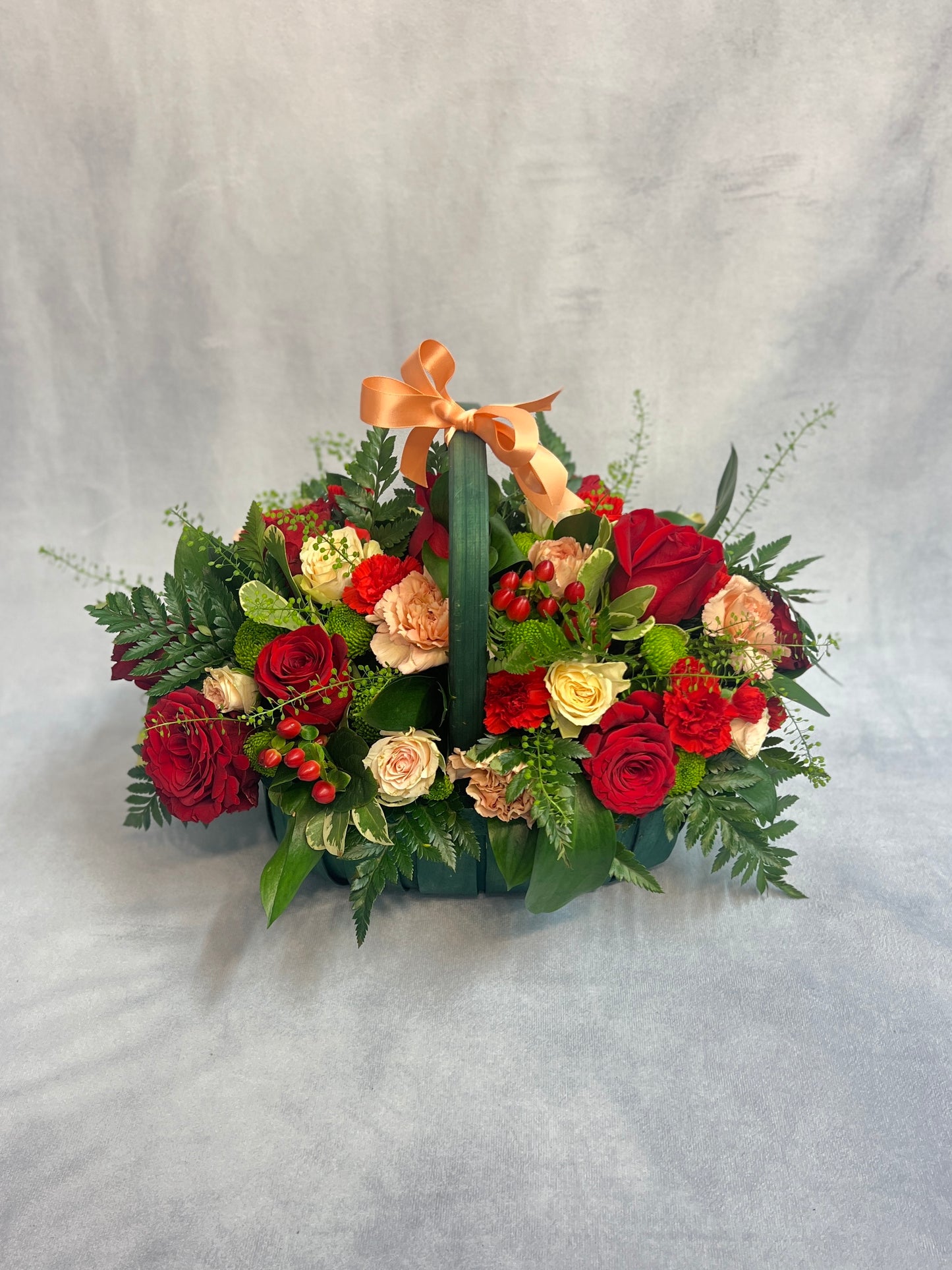 Woven Trug Basket Arrangement