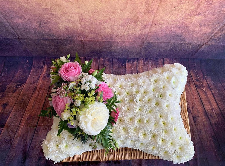 Fresh Flower Pillow Tribute