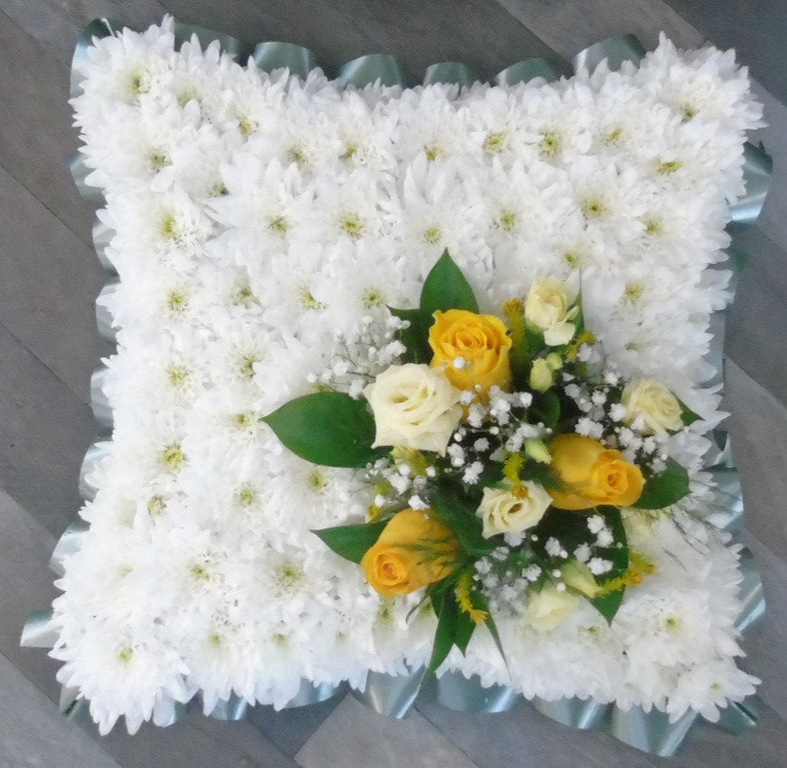 Fresh Flower Cushion Tribute