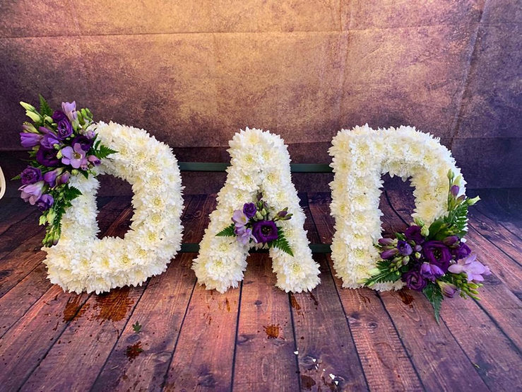 Fresh Flower Letters