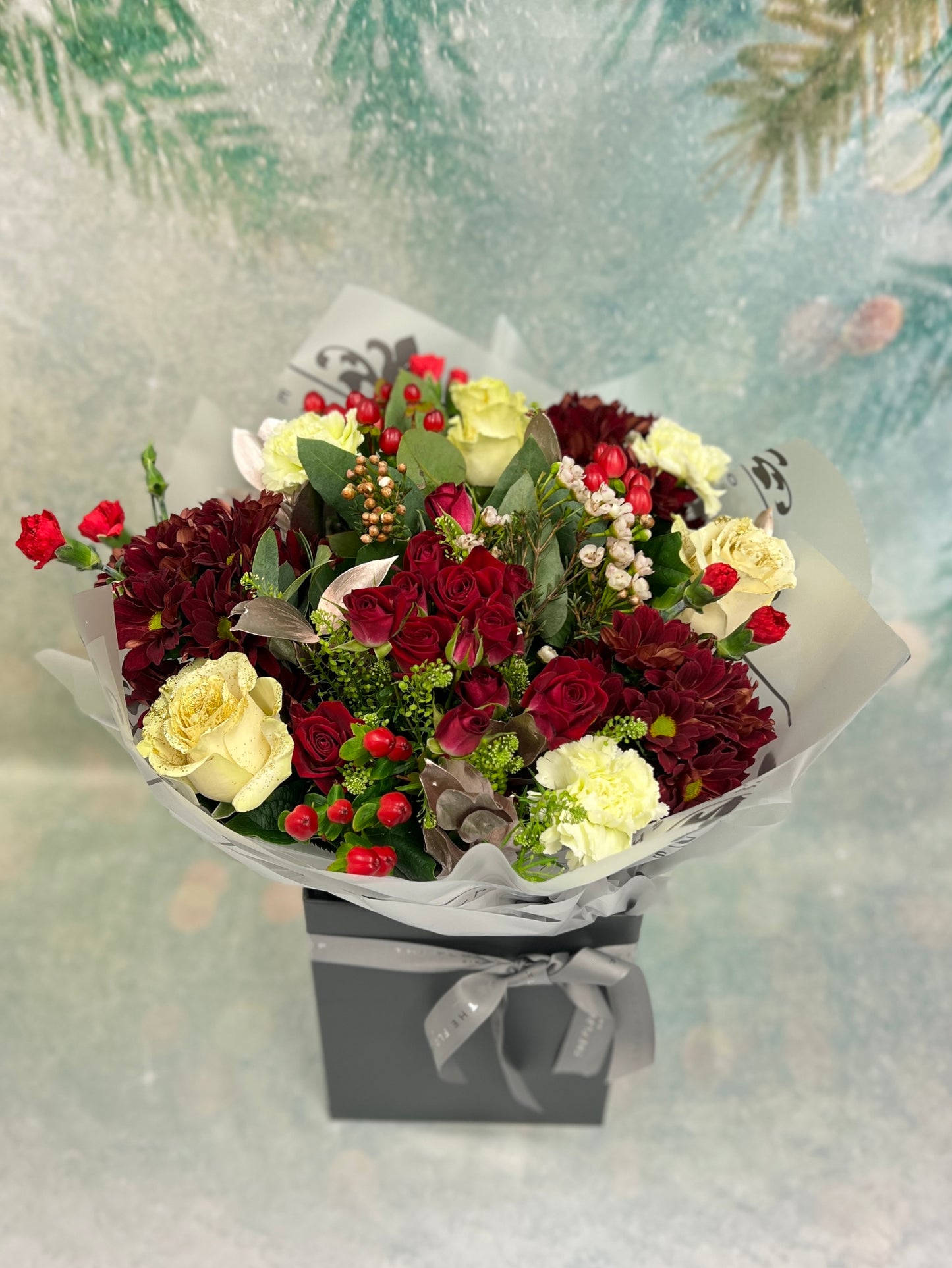 Christmas Large Mixed Aqua NATIONAL