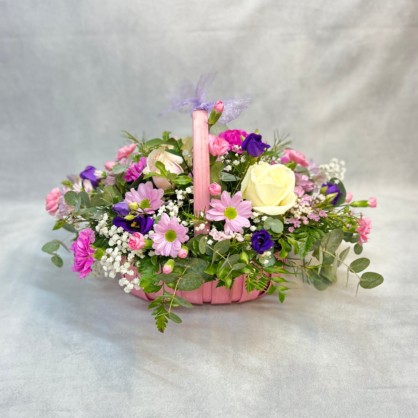 Woven Trug Basket Arrangement