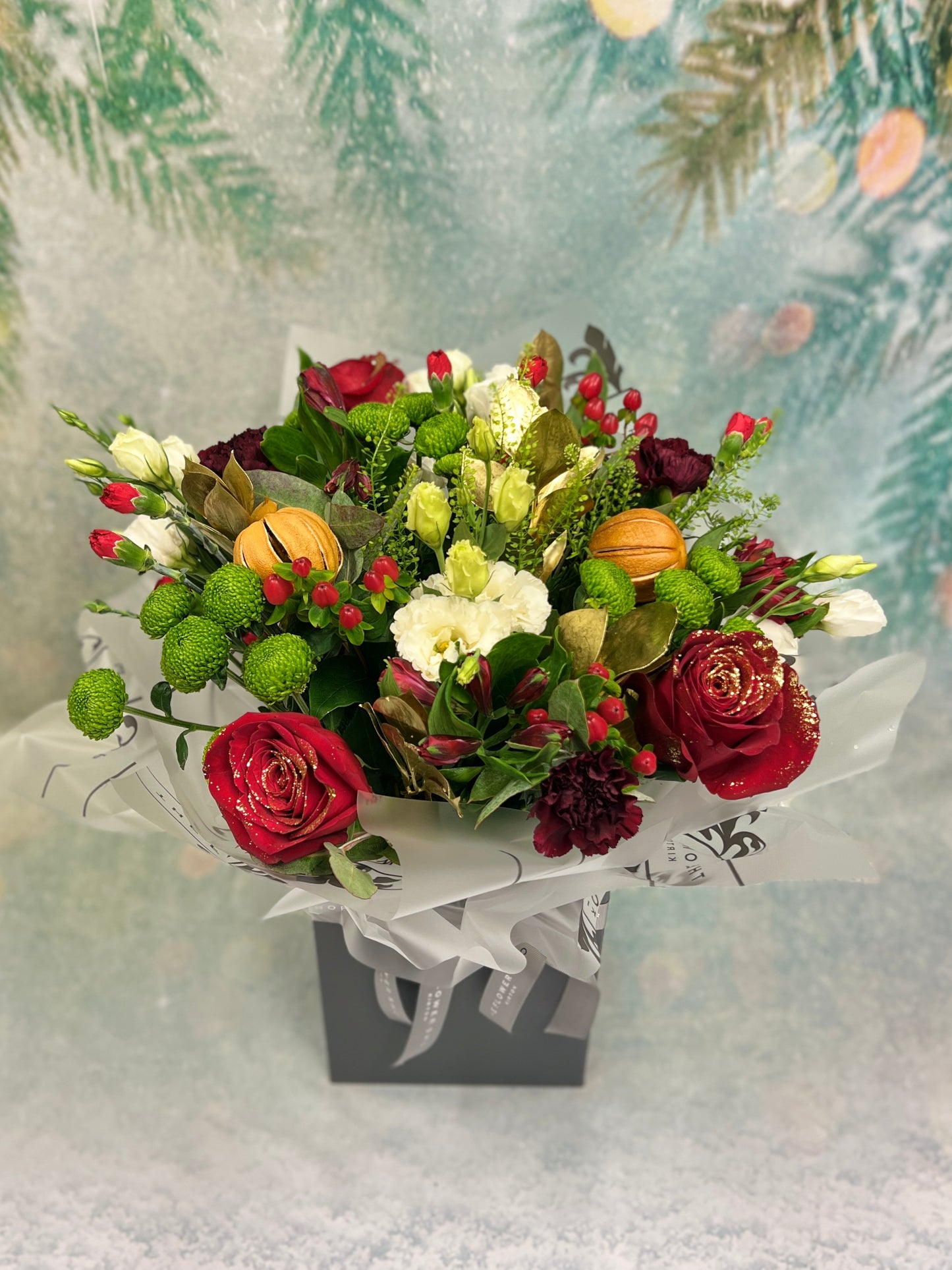 Christmas Extra Large Mixed Aqua NATIONAL