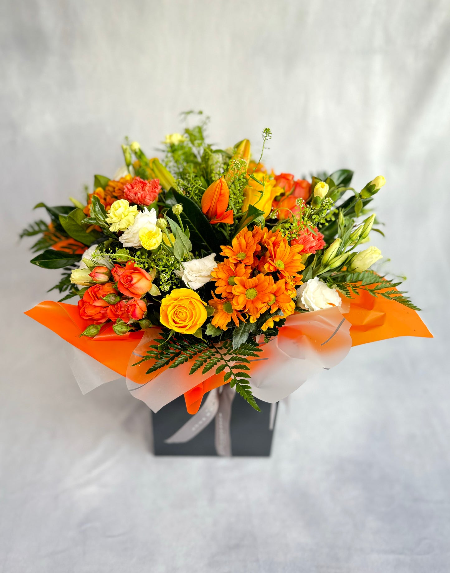 Extra Large National Mixed Aqua - Orange & Yellow
