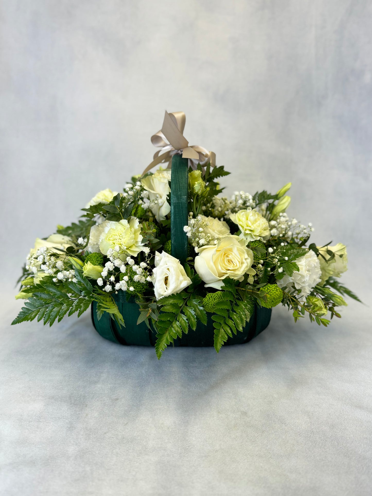 Woven Trug Basket Arrangement
