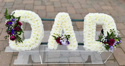 Fresh Flower Letters