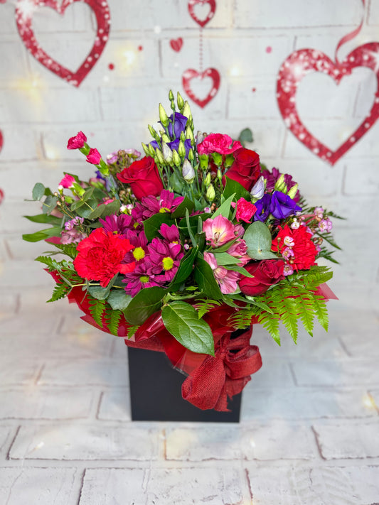 Valentine’s Large Round Aqua