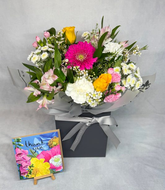Thank You Aqua With Card National