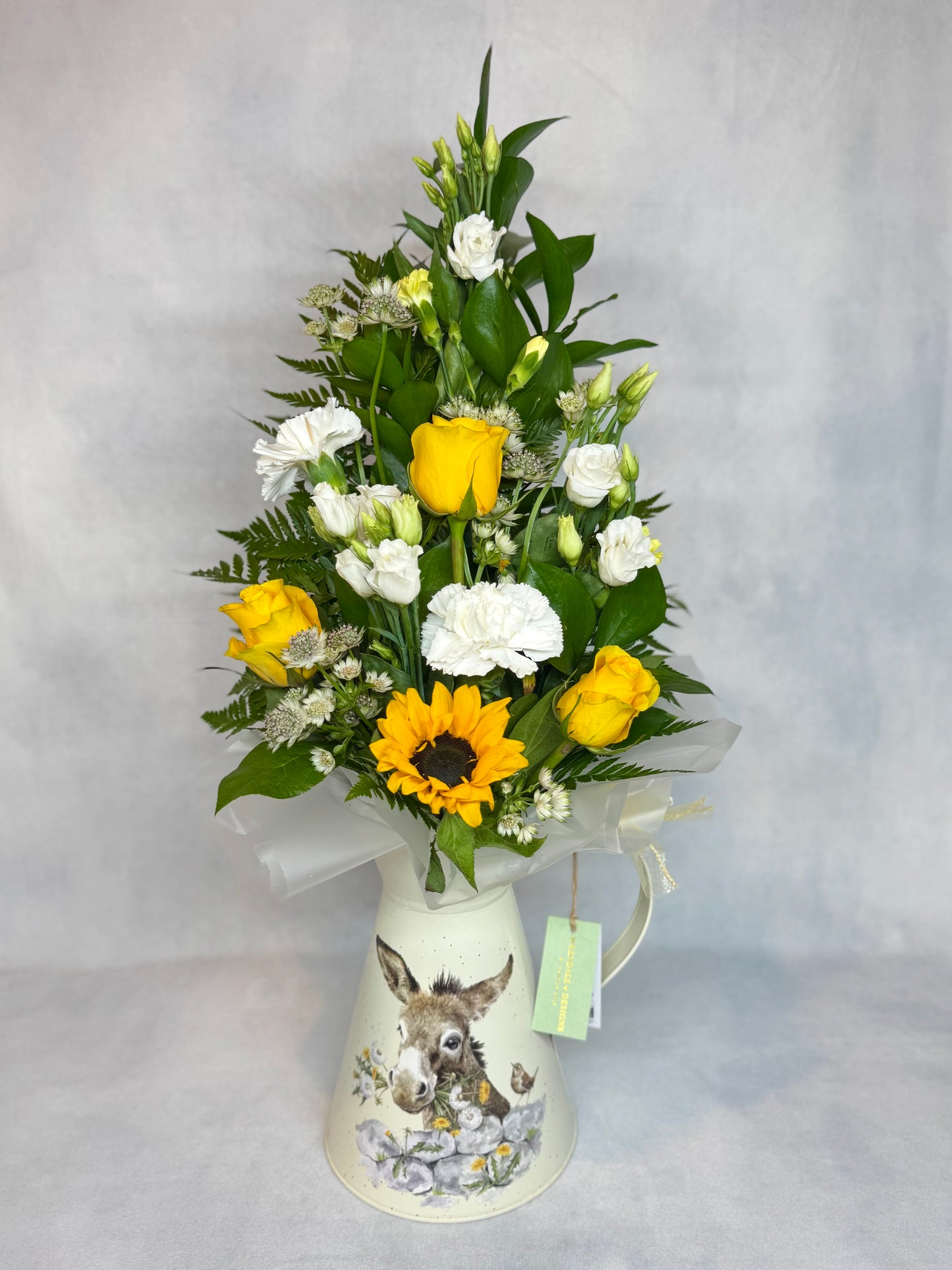 Wrendale Jug with Flower Arrangement